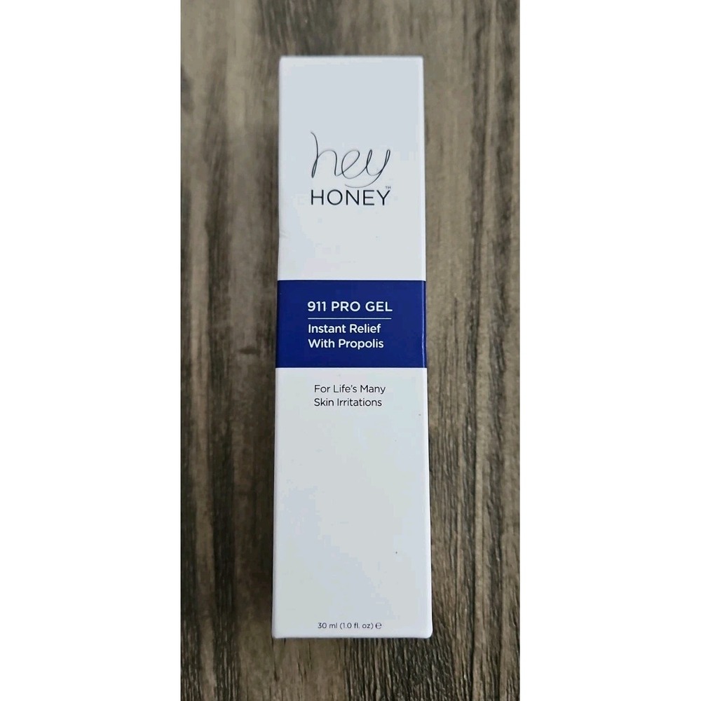 BRAND NEW Hey Honey 911 Pro Gel Instant Relief With Propolis 1.0 fl oz (30ml)